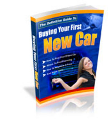 Product picture Buying Your First New Car