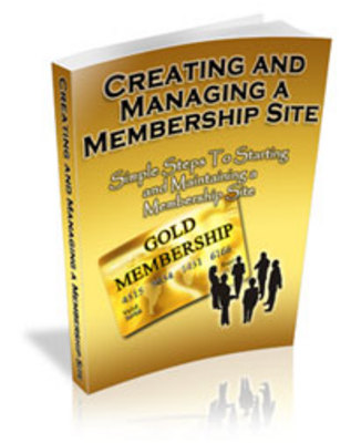 Product picture Managing Your Own Membership Site